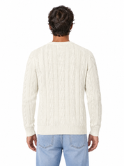 Girocollo a trecce bianco 26/4941