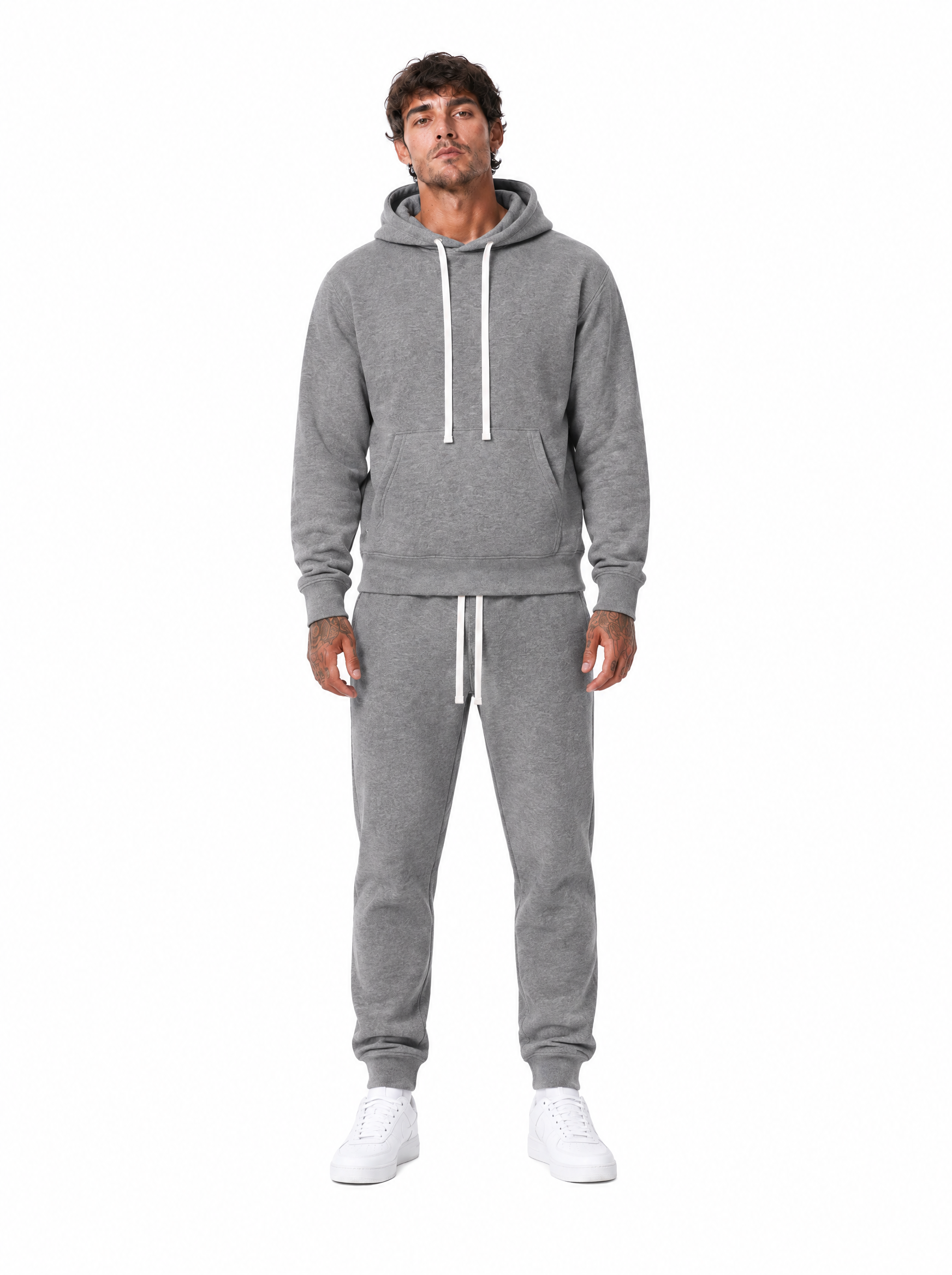Completo tuta molla grigio AD002