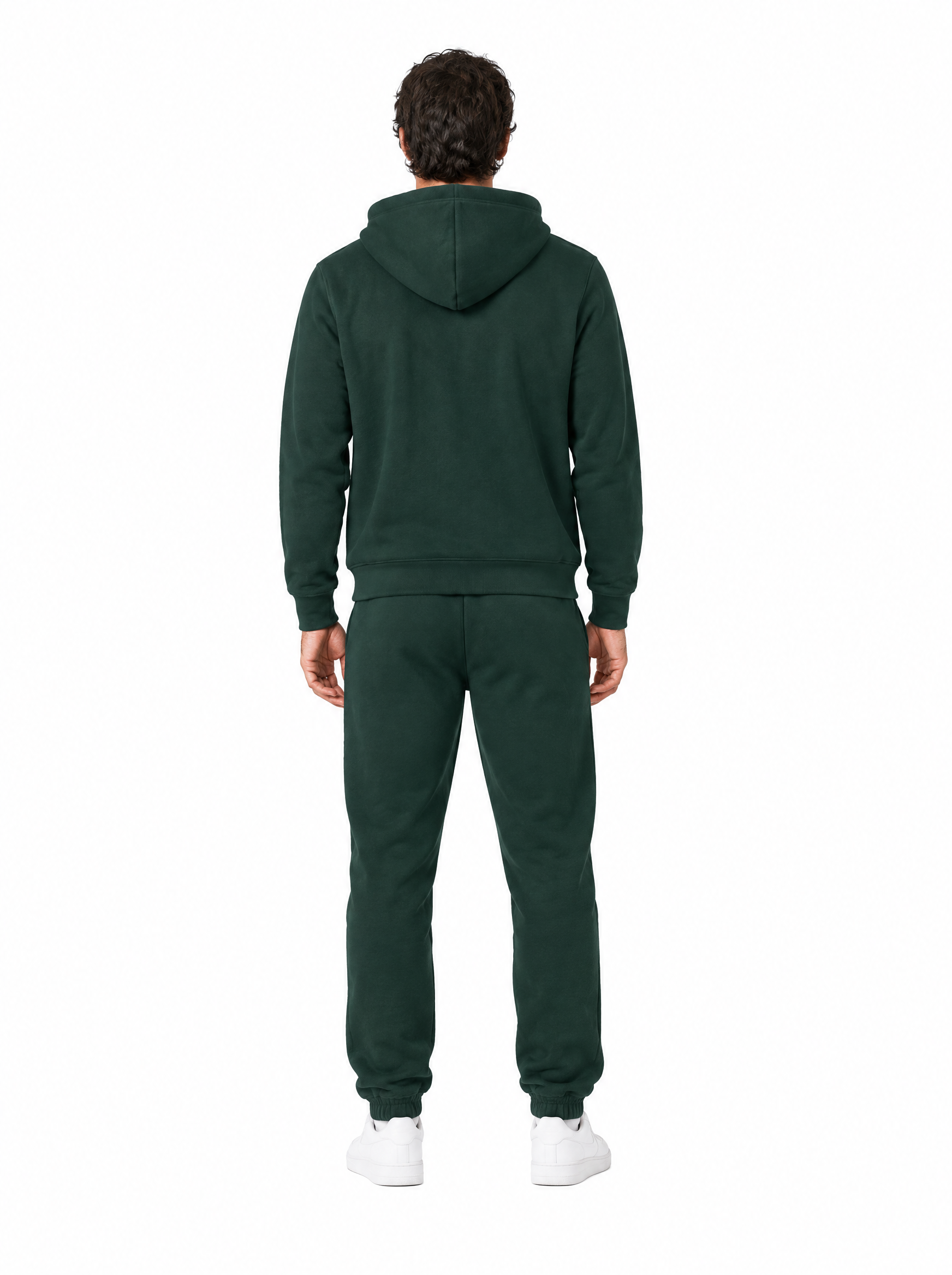 Completo tuta molla verde bosco AD002