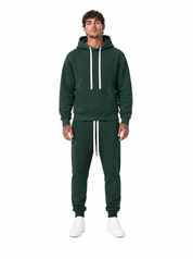 Completo tuta molla verde bosco AD002