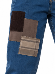 PENELOPE Jeans carrot fit con toppe