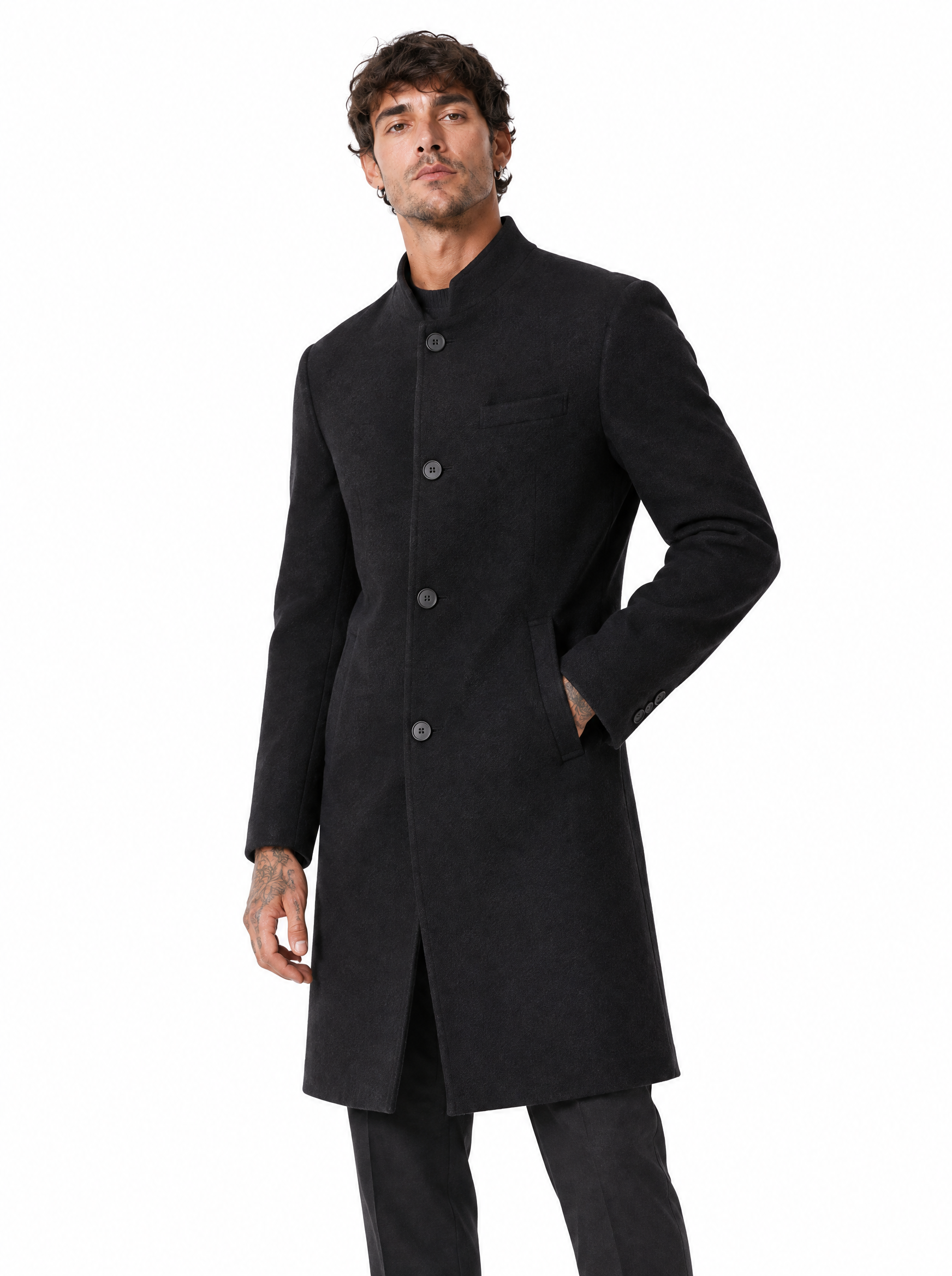 ZENITH Cappotto coreano nero