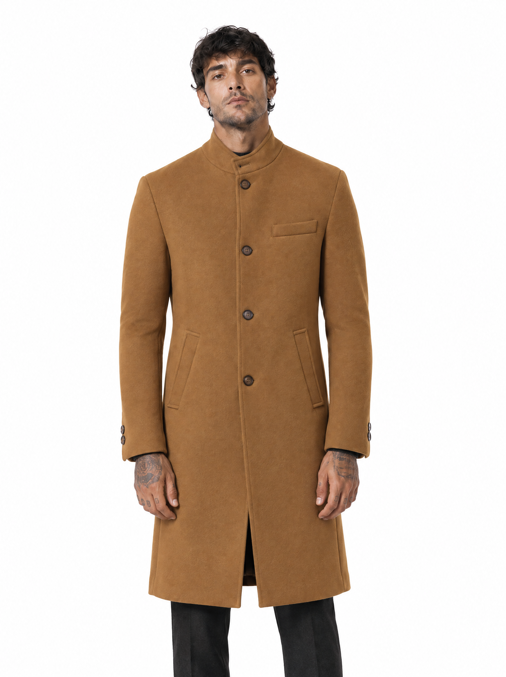 ZENITH Cappotto coreano camel