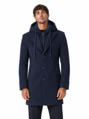 POLARIS Cappotto con pettorina blu