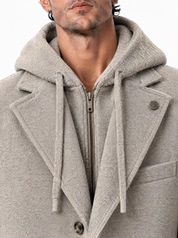 POLARIS Cappotto con pettorina cammello