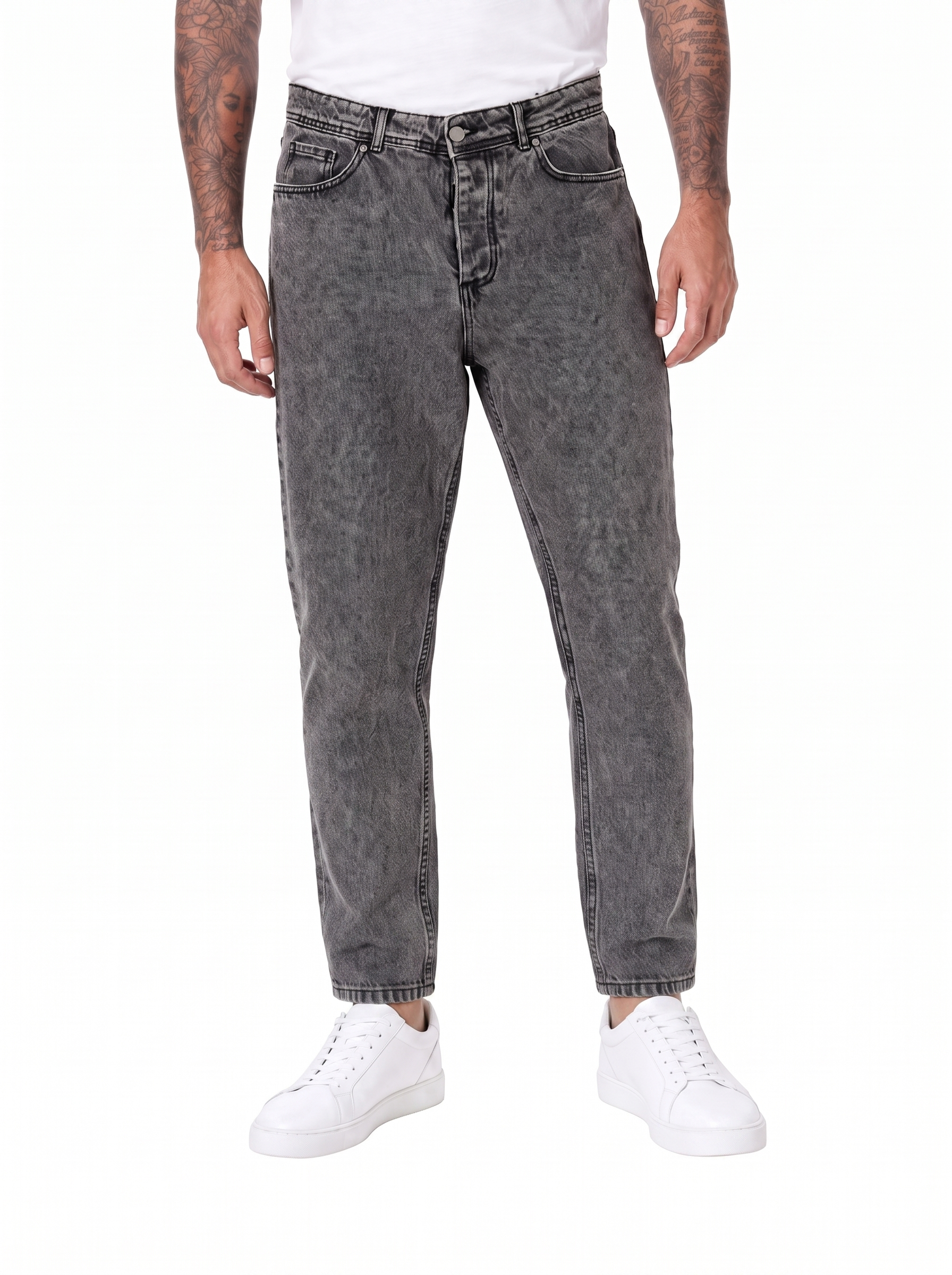 SOHO Jeans carrot cenere