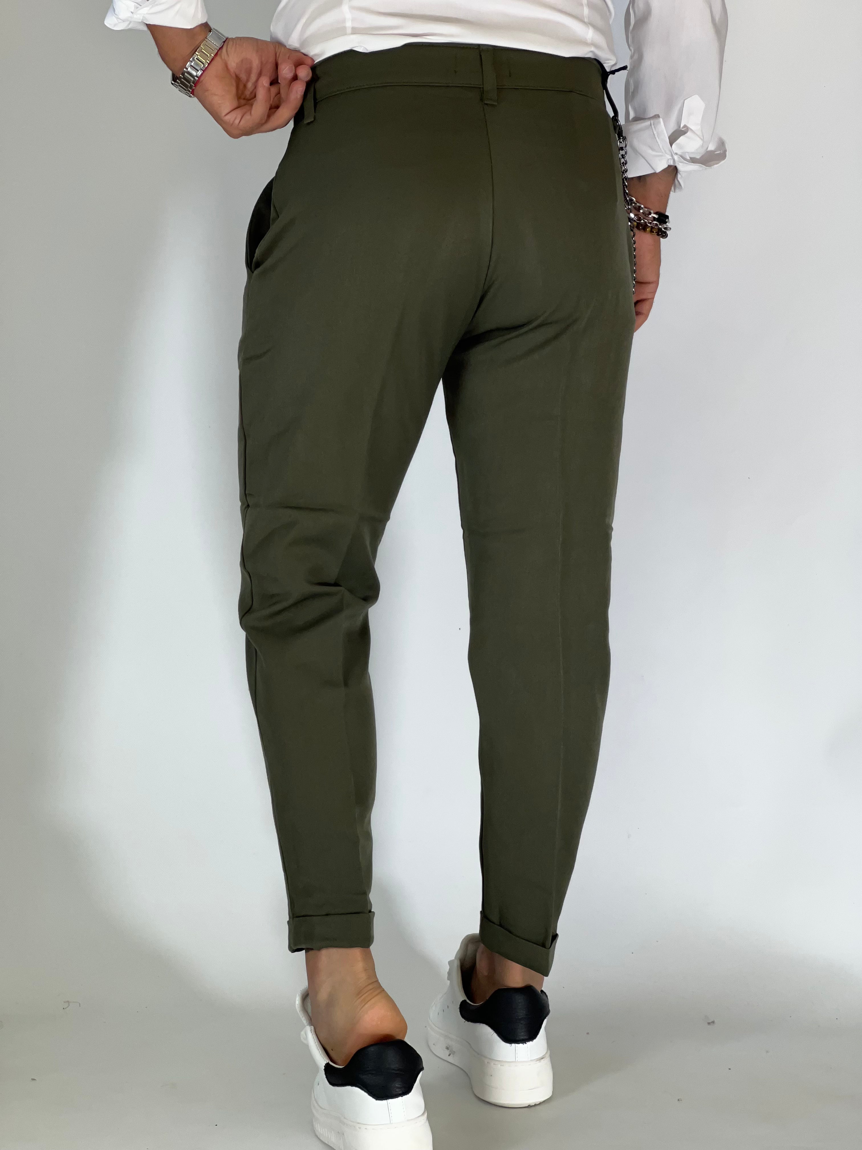 Pantalone elegant verde AG95