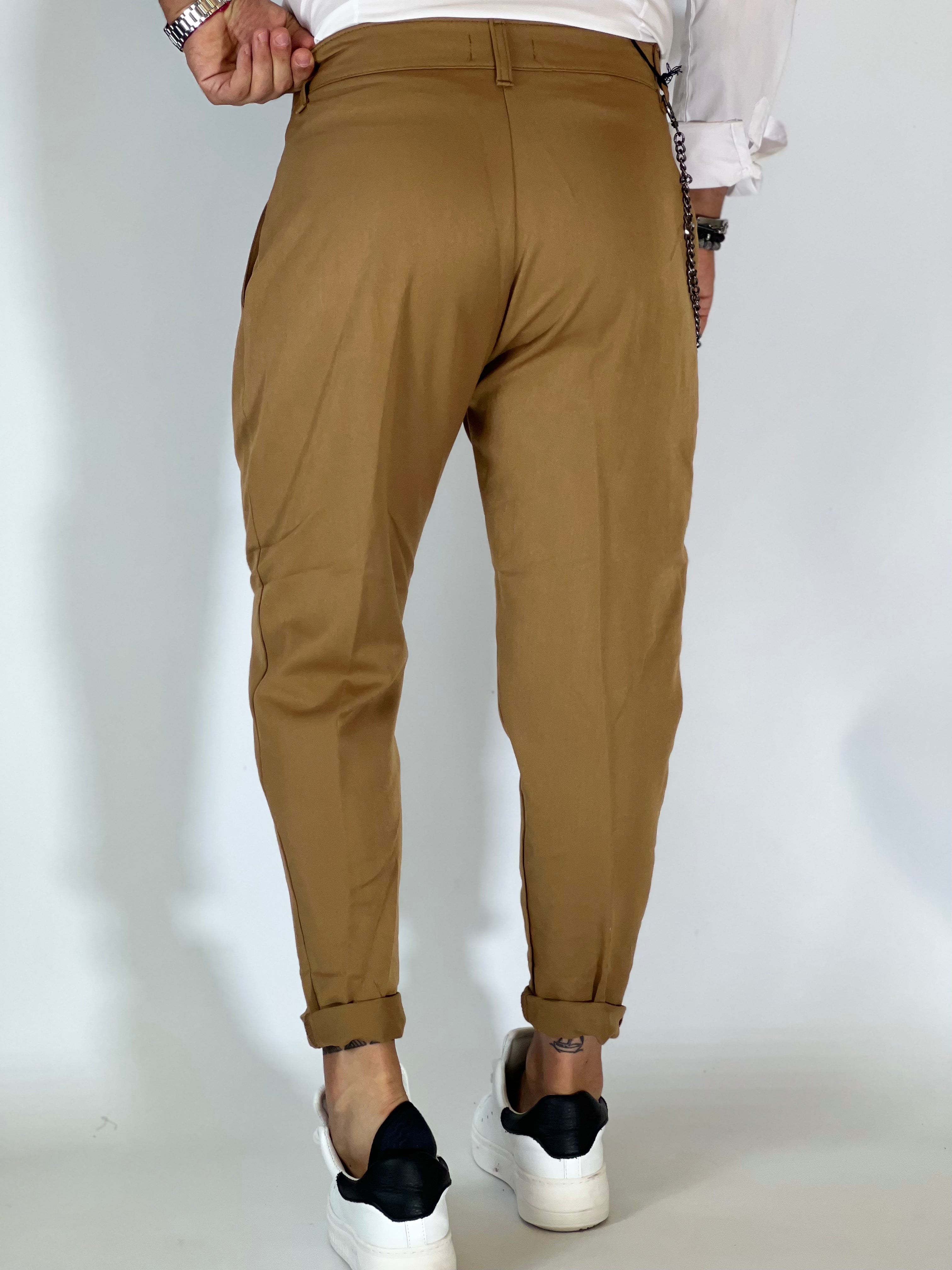 Pantalone cammello AG60