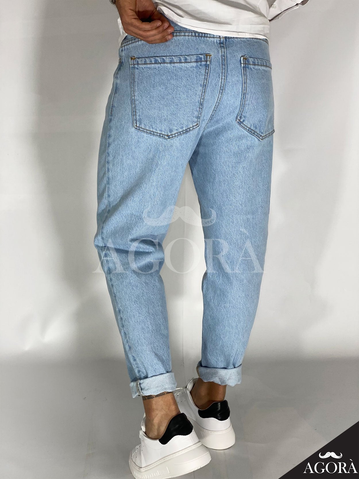 Jeans loose fit chiaro GPE353