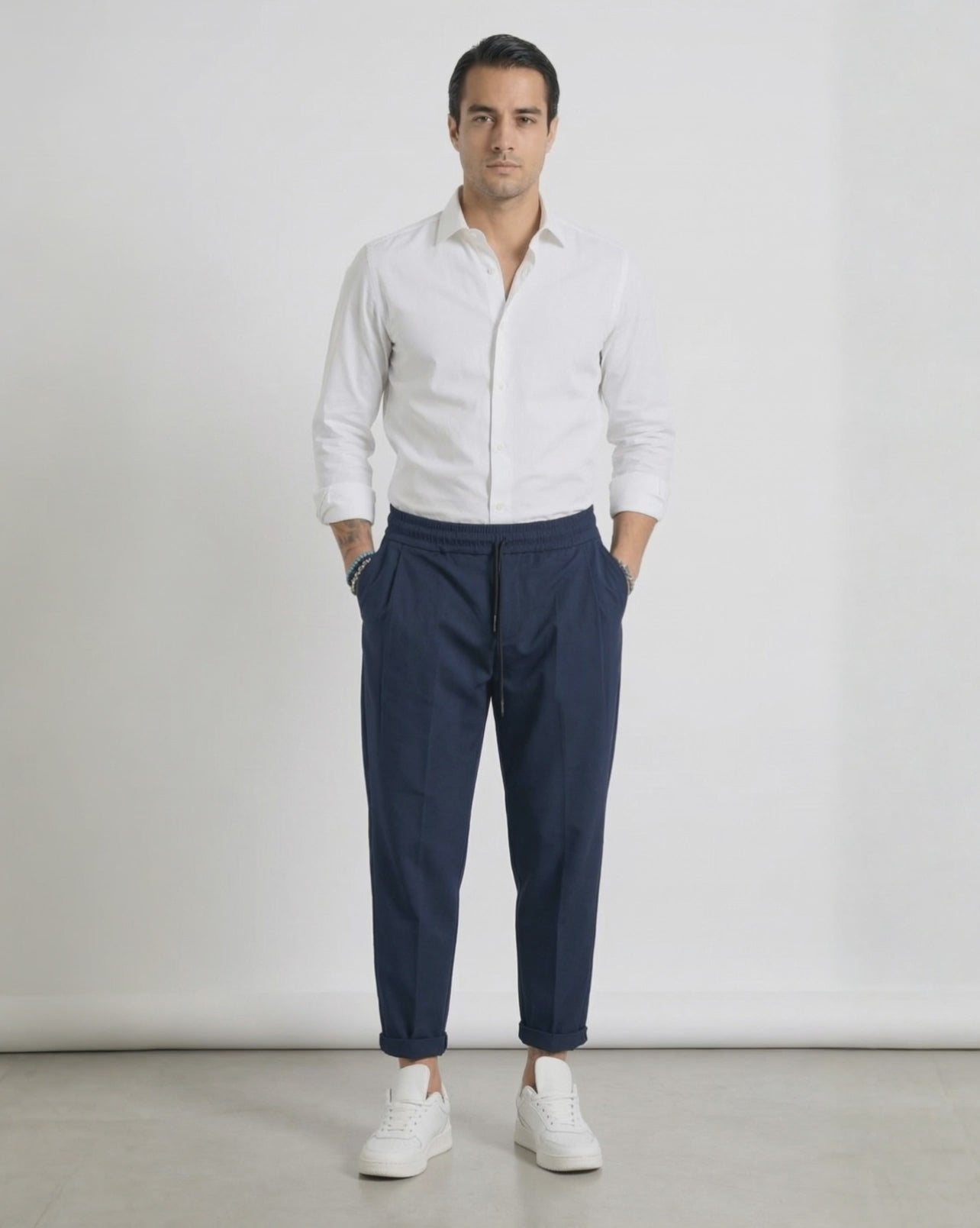 Havana · Pantalaccio japan con pinces blu