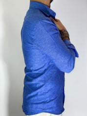 Camicia migliaccio Samuel lino ROYAL