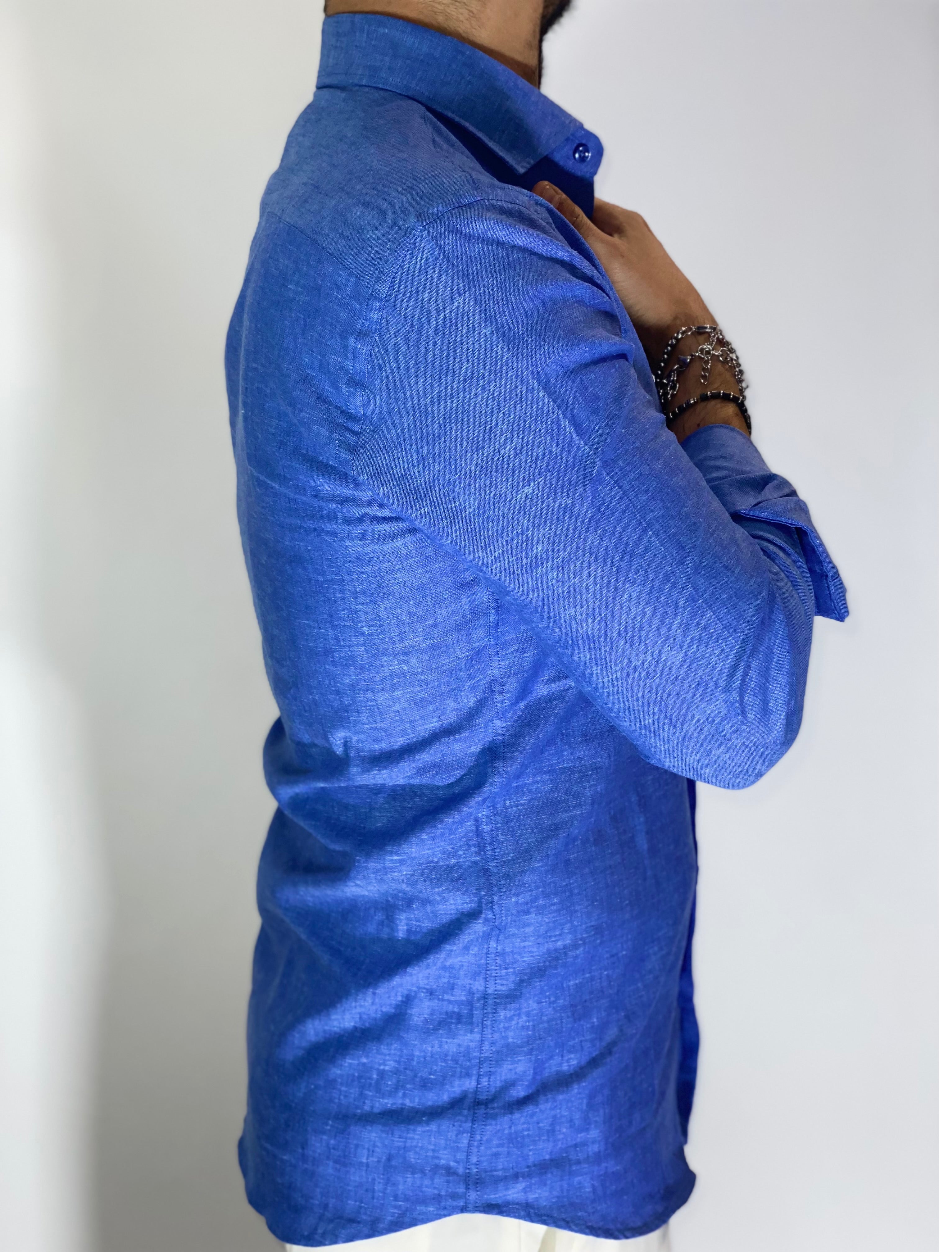 Camicia migliaccio Samuel lino ROYAL