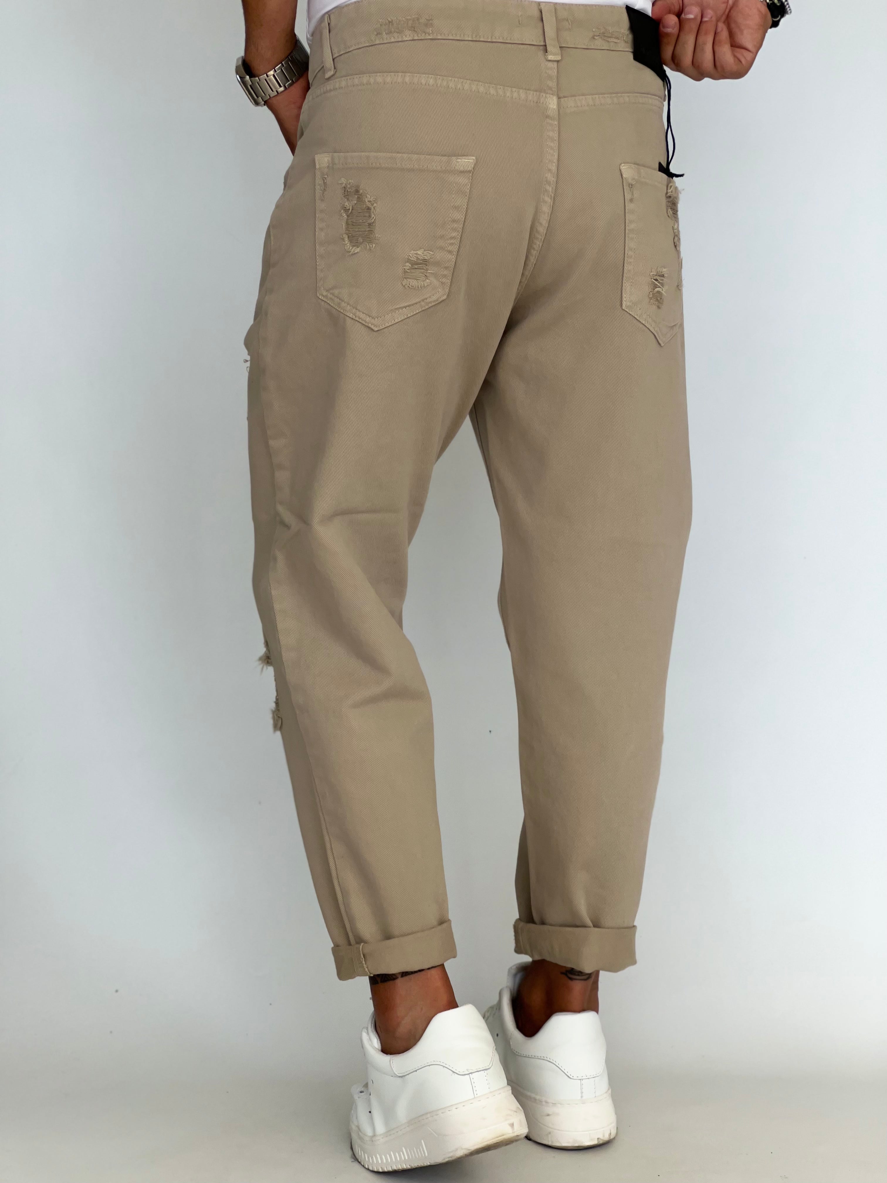 Pantalone loose fit beige GV81