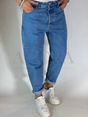 Aura · Jeans loose fit scuro