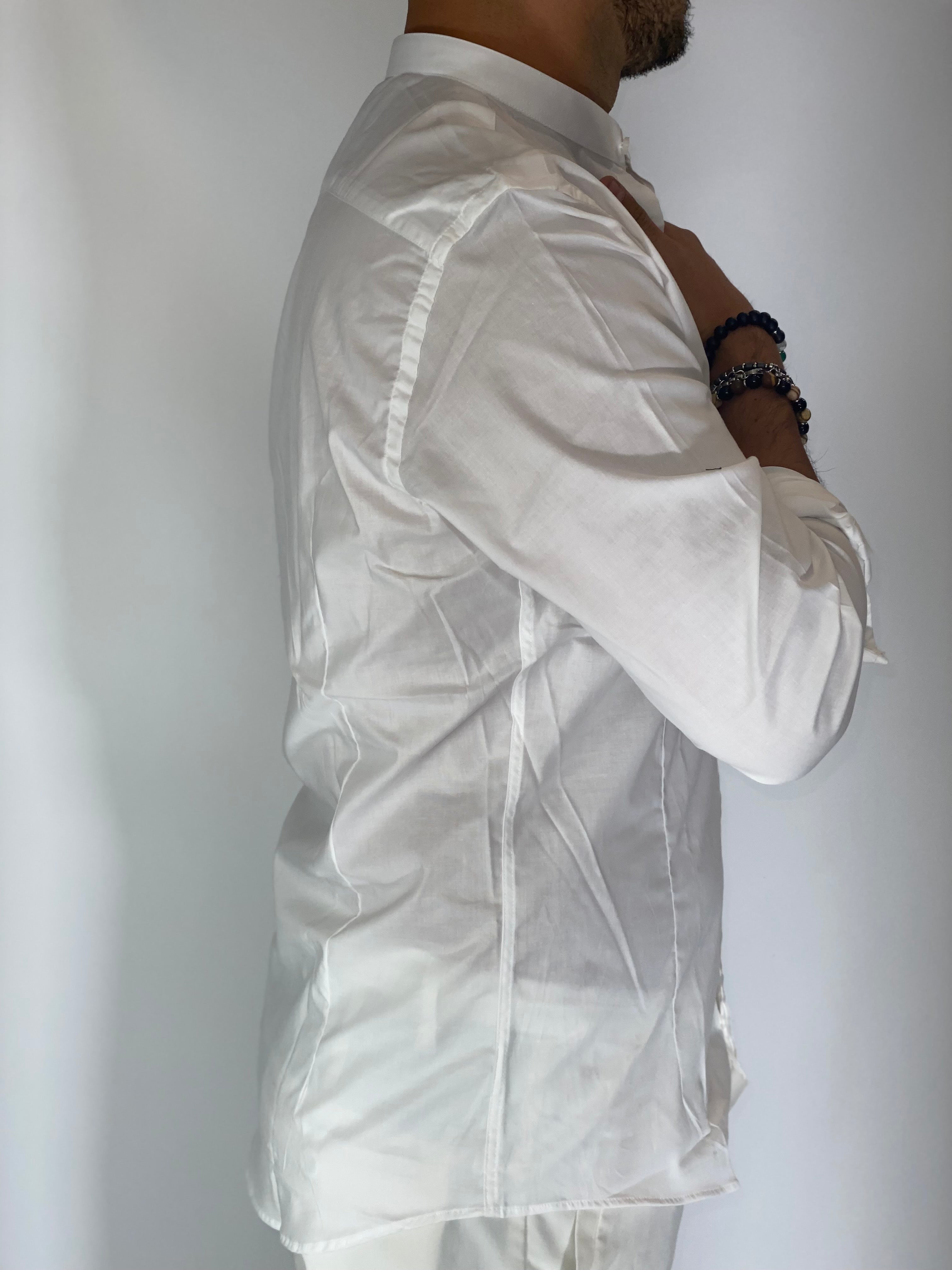 Camicia cotone coreana bianca MERY