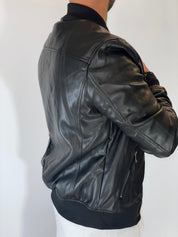 Giubbino eco-pelle nero 88120-9