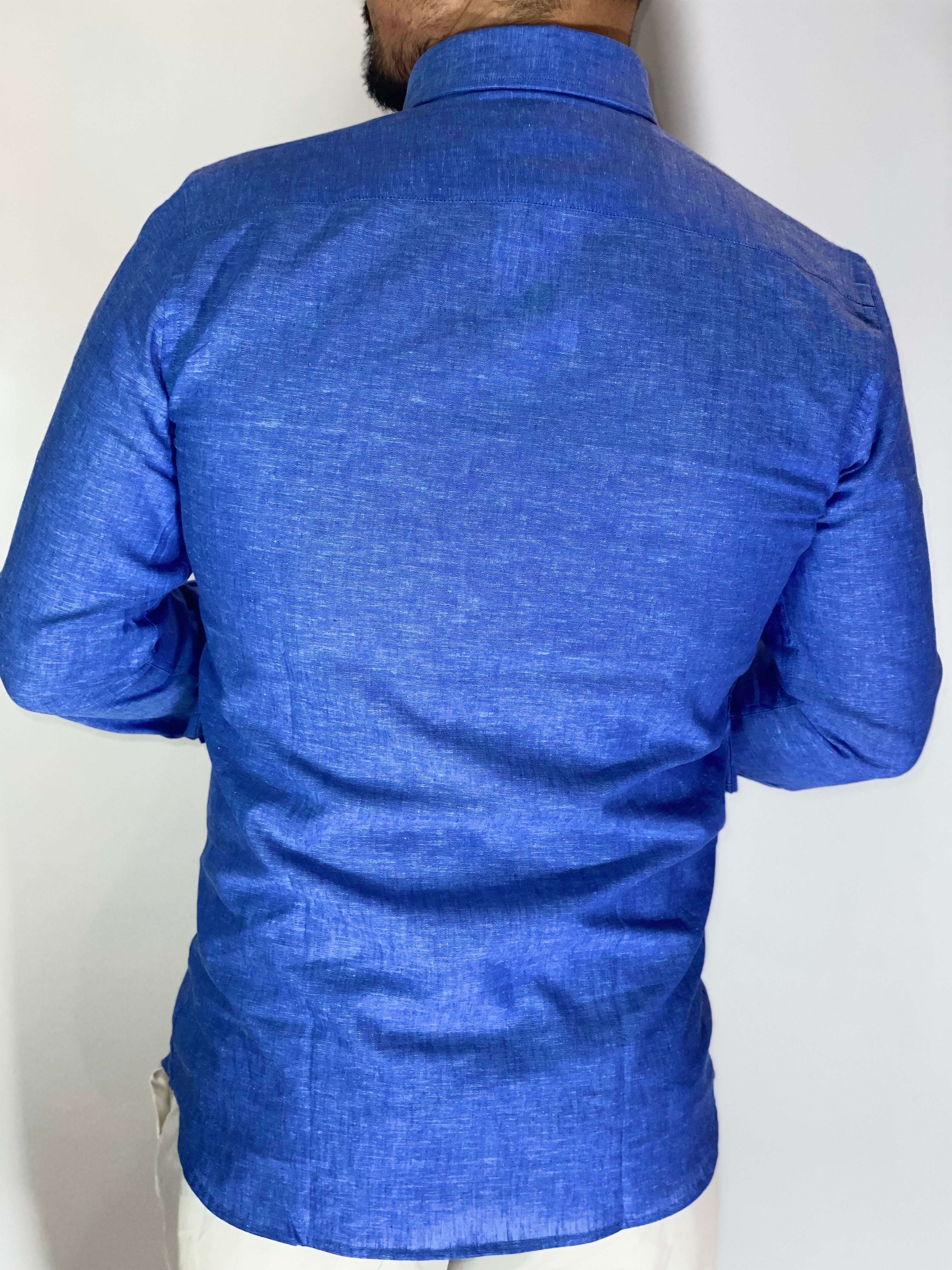 Camicia migliaccio Samuel lino ROYAL