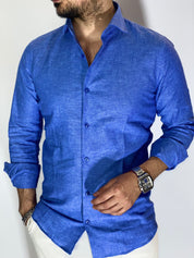 Camicia migliaccio Samuel lino ROYAL