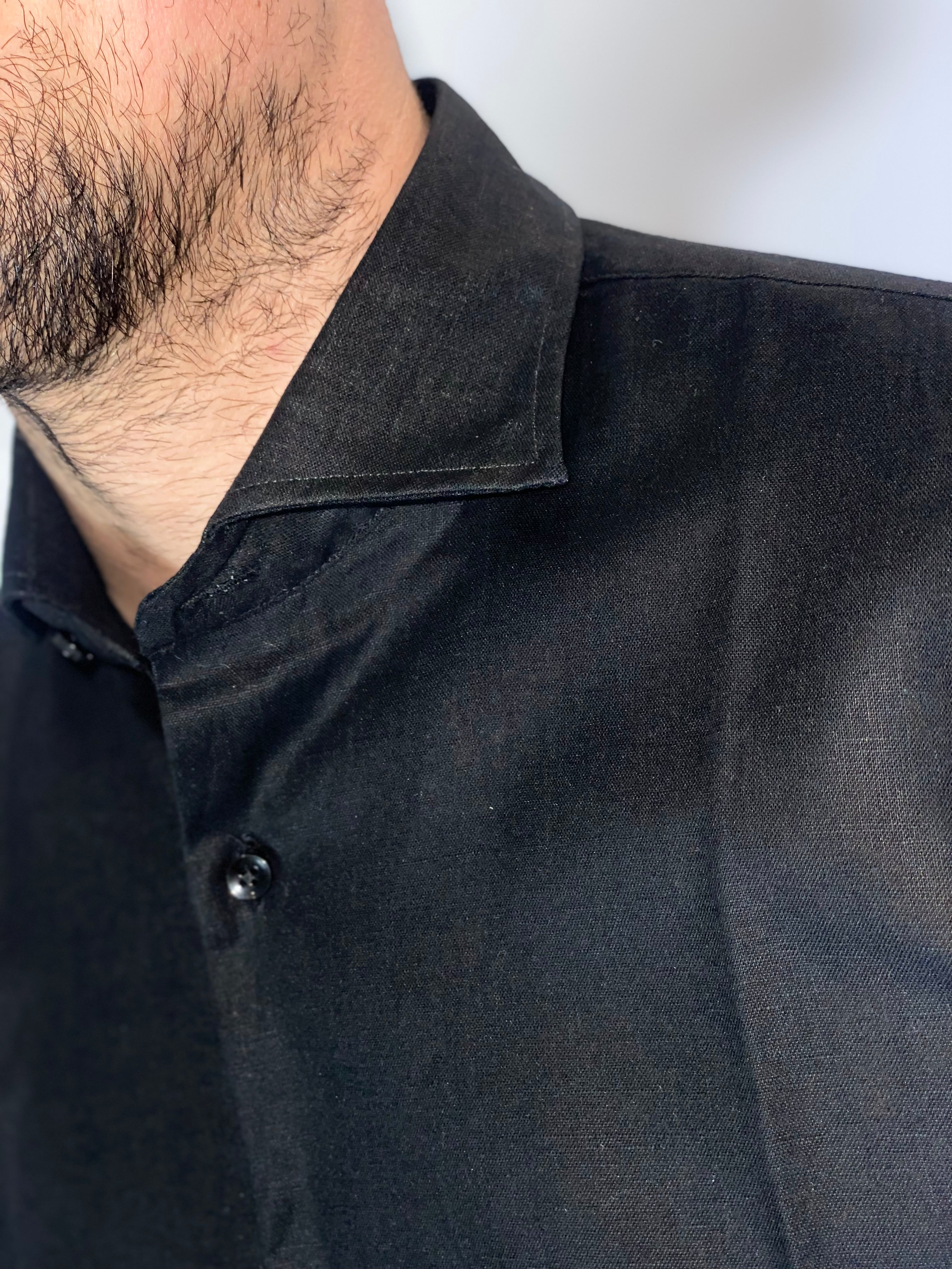 Camicia migliaccio Samuel lino NERA
