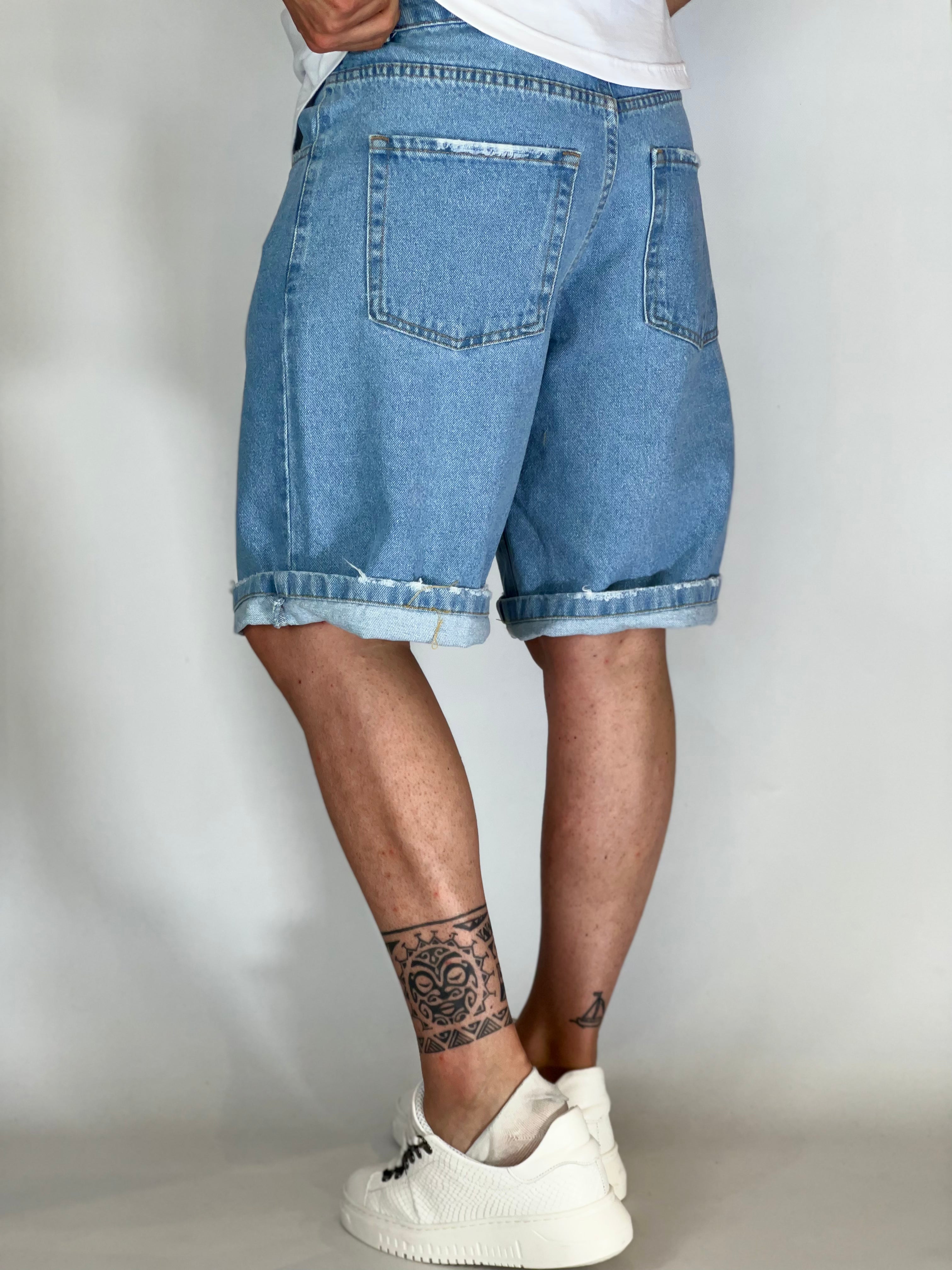 Bermuda jeans loose fit CR2413/GV91