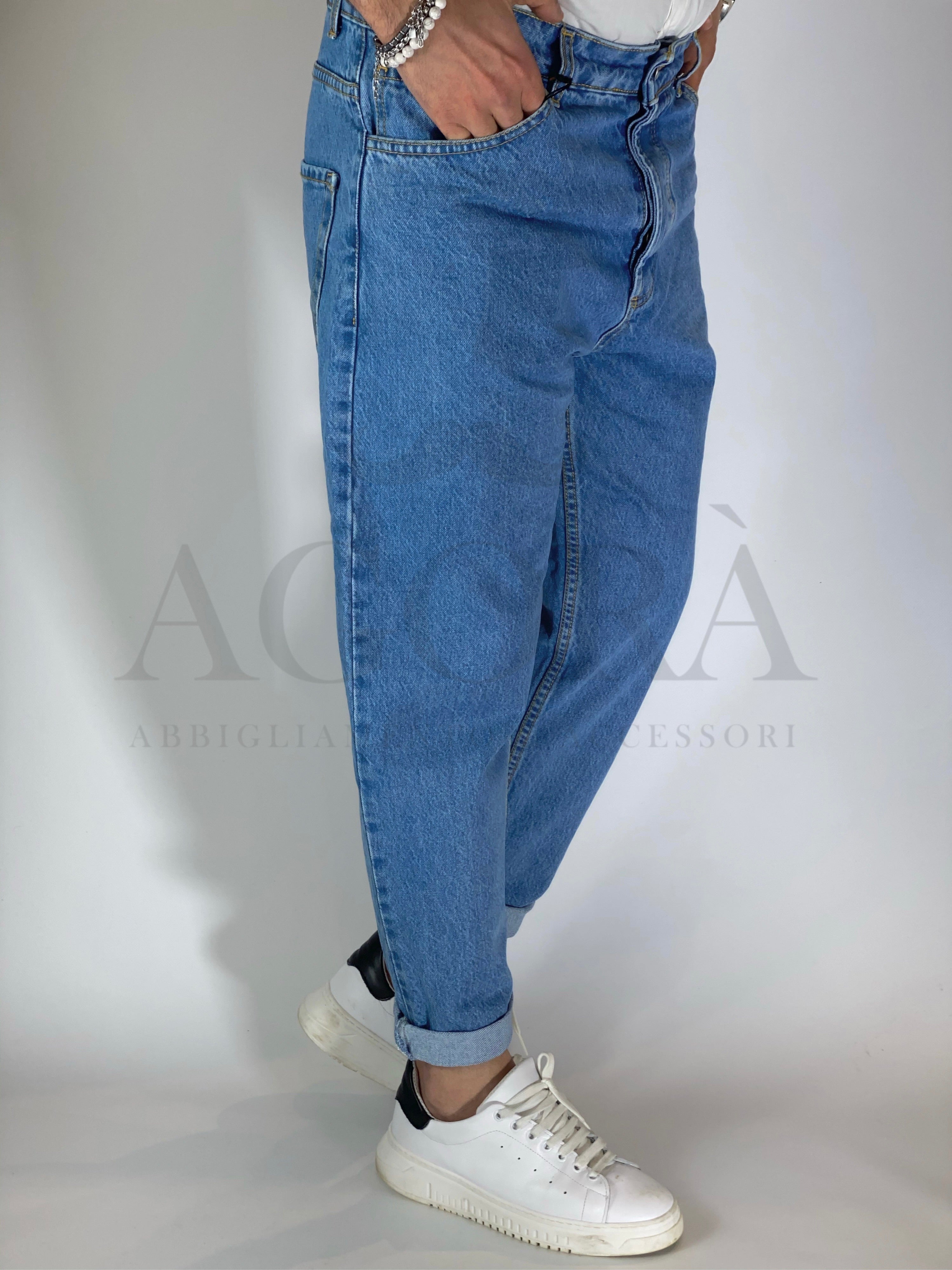 Aura · Jeans loose fit scuro