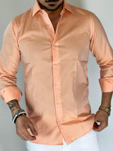 Camicia cotone zephire salmone MIGLIACCIO