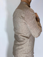 Camicia migliaccio coreana lino CORDA