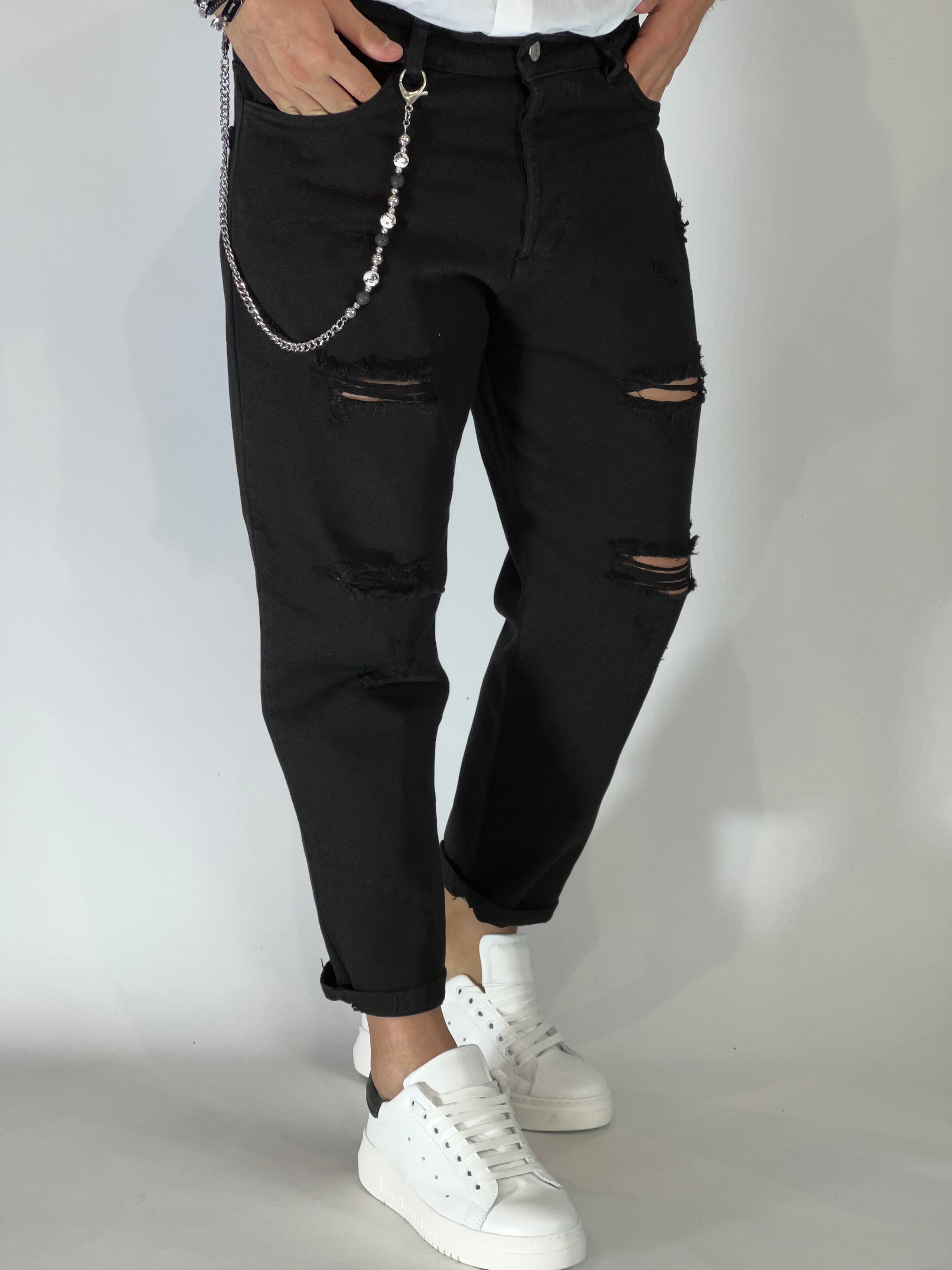 Pantalone hotsell loose fit