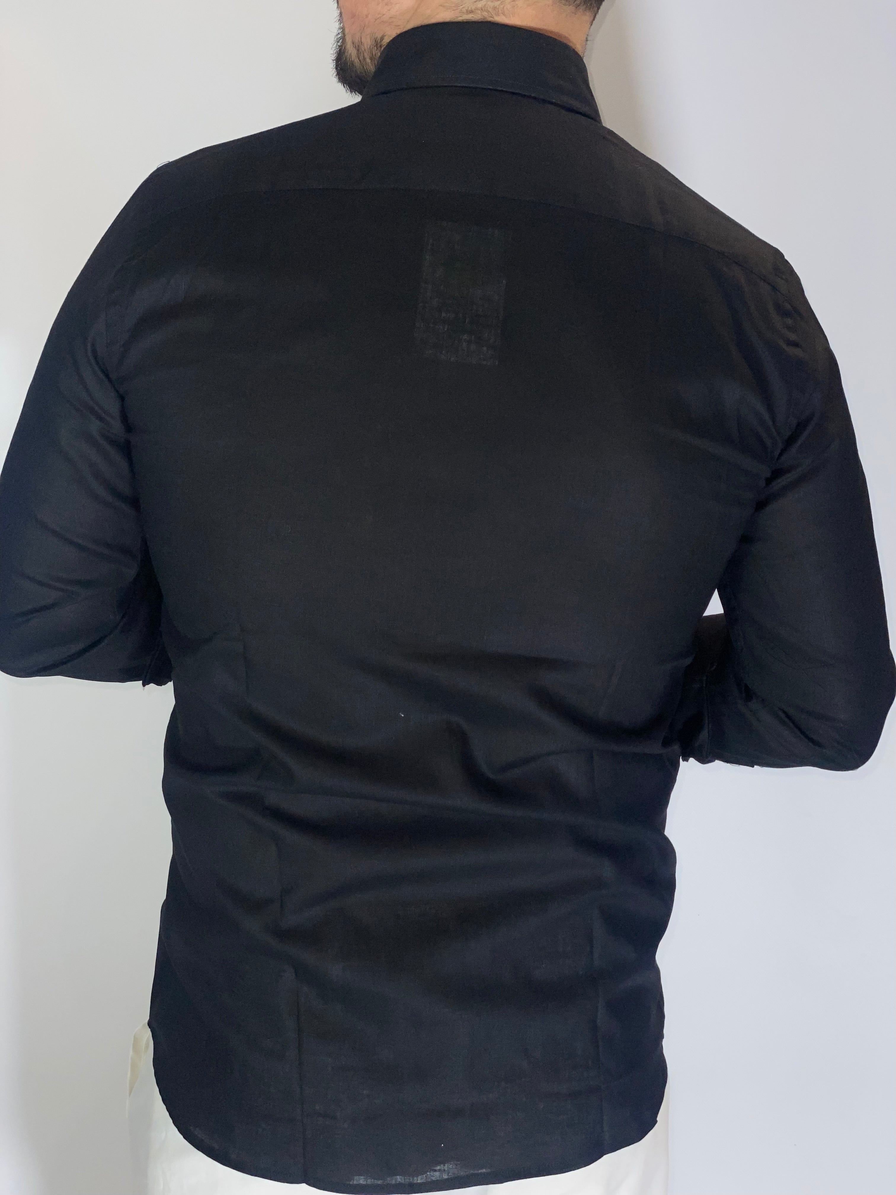 Camicia migliaccio Samuel lino NERA