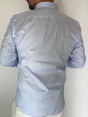 Camicia cotone basic cielo MIGLIACCIO