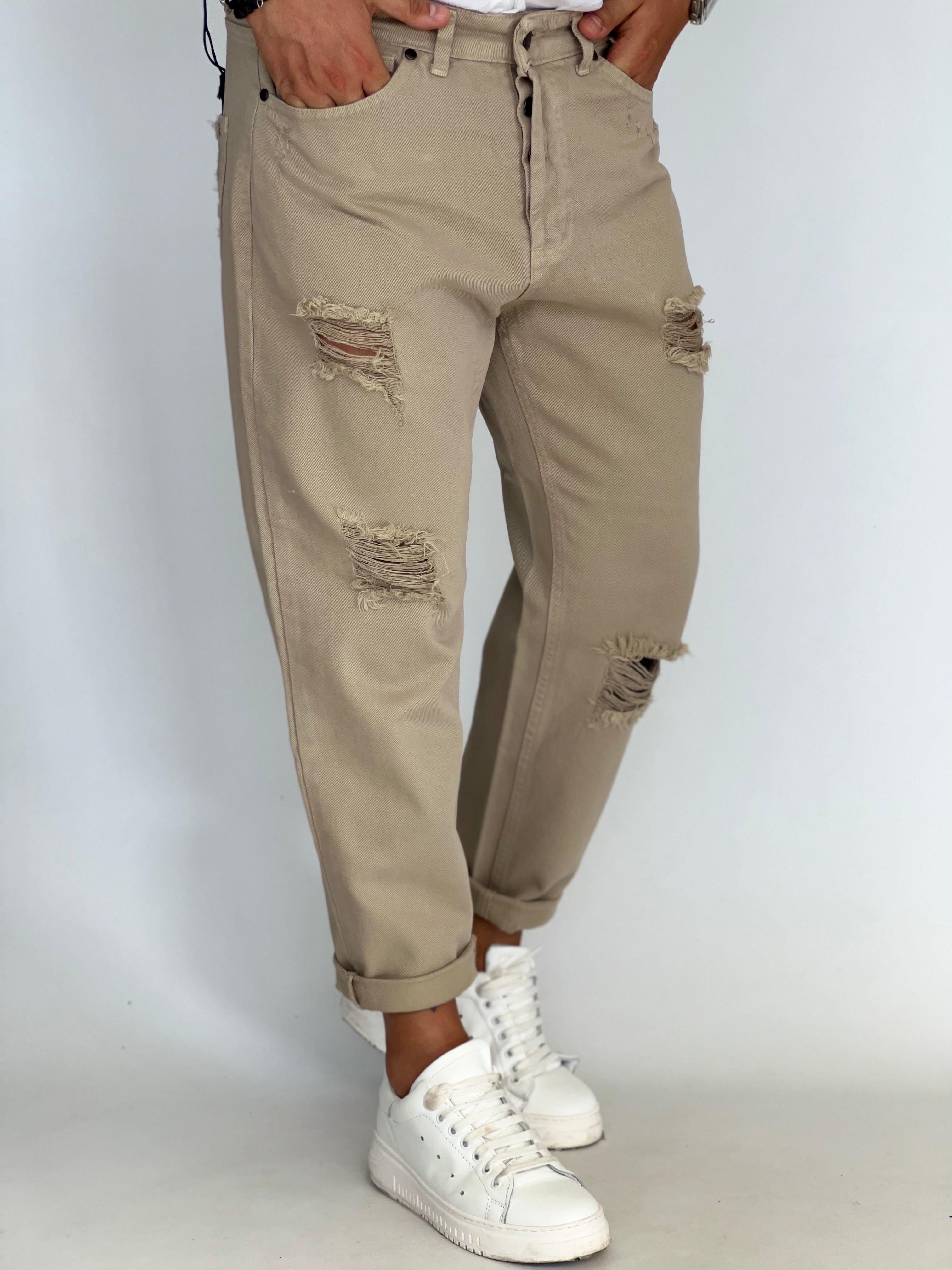 Pantalone loose fit beige GV81